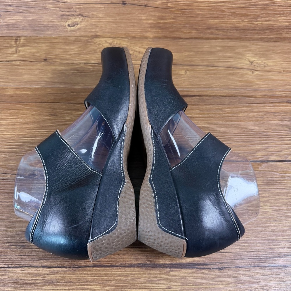 L’Artiste Sprint Step ‘Gloss’ Mary Jane Wedge Shoe Black Women’s Size 9 (40) - Picture 3 of 12